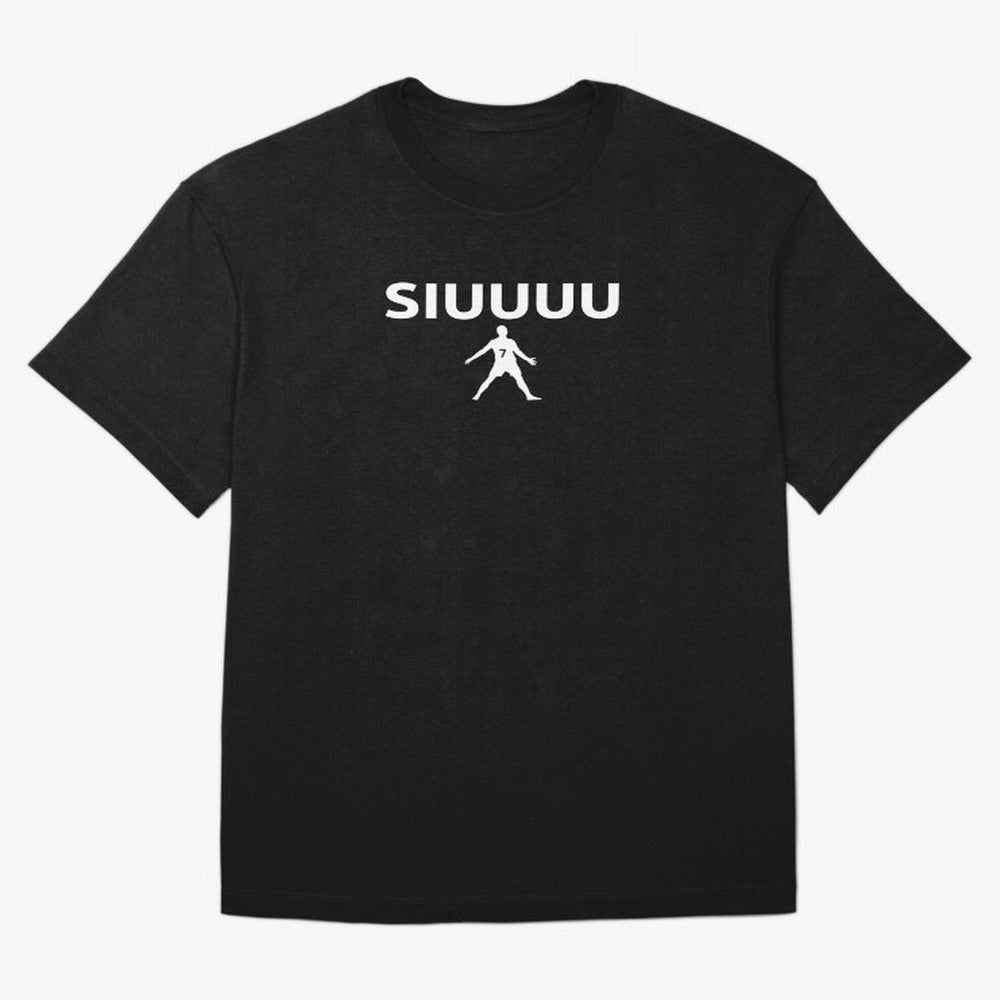 Siuuu Oversized T-Shirt Relive Match Day Hype around FIFA World Cup 2026 USA Canada Mexico, Neymar, England, France and Netherlands, Champion Mindset, Group Stage Buzz, Knockout Tension and Passionate Fan Culture; Ideal for Football Dads, Football