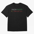Na??o Valente e Imortal Portugal Oversized T-Shirt Celebrate Every Goal in FIFA World Cup 2026 Group Stage Featuring Neymar, Haaland and Cristiano Ronaldo, Spain and Netherlands Energy, Global Supporter Spirit, Legendary Goals, National Colors and