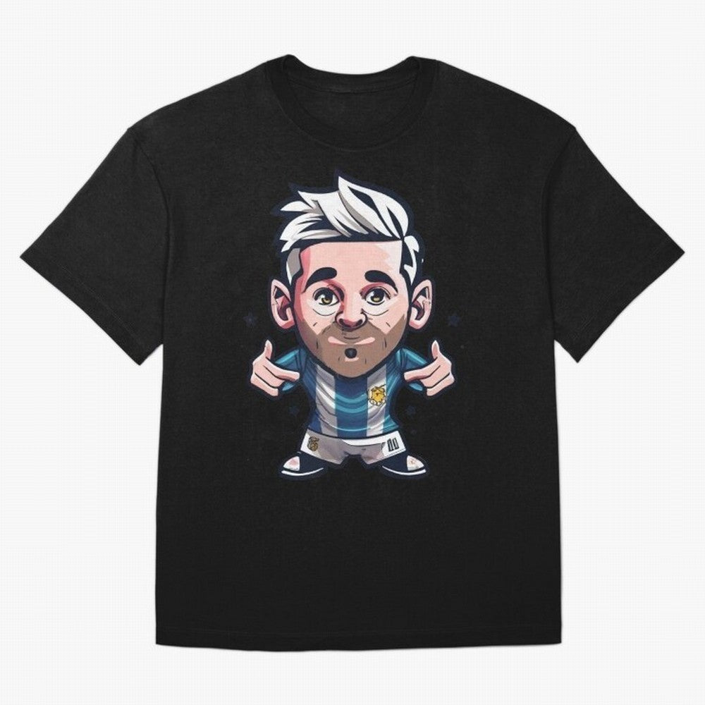 Lionel Messi Oversized T-Shirt Show Match Day Excitement for the FIFA World Cup 2026 Journey through Messi, Neymar and Mbappe Highlights, France and Portugal Pride, Fan Favorite Moments, National Team Passion, Big Match Drama and Soccer History;