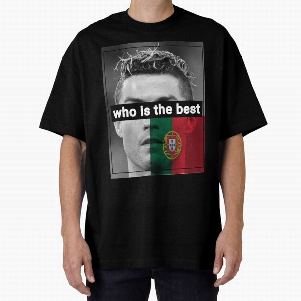 ronaldo Oversized T-Shirt Celebrate Football Heritage in the FIFA World Cup 2026 Journey through Cristiano Ronaldo Highlights, Argentina, France and Brazil Pride, Worldwide Fan Energy, Dramatic Goals, Stadium Lights and Championship Celebrations;