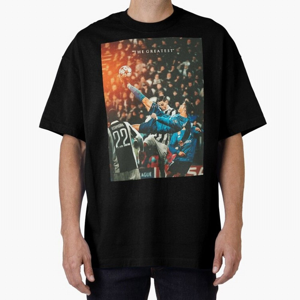 Ronaldo Bicycle Kick Skills Greatest, Ronaldo Gifts, Ronaldo Best Selling , Ronaldo Top Items Oversized T-Shirt Discover FIFA World Cup 2026 USA Canada Mexico with Cristiano Ronaldo, Portugal Energy, Game Day Rituals, Football Legends, Country