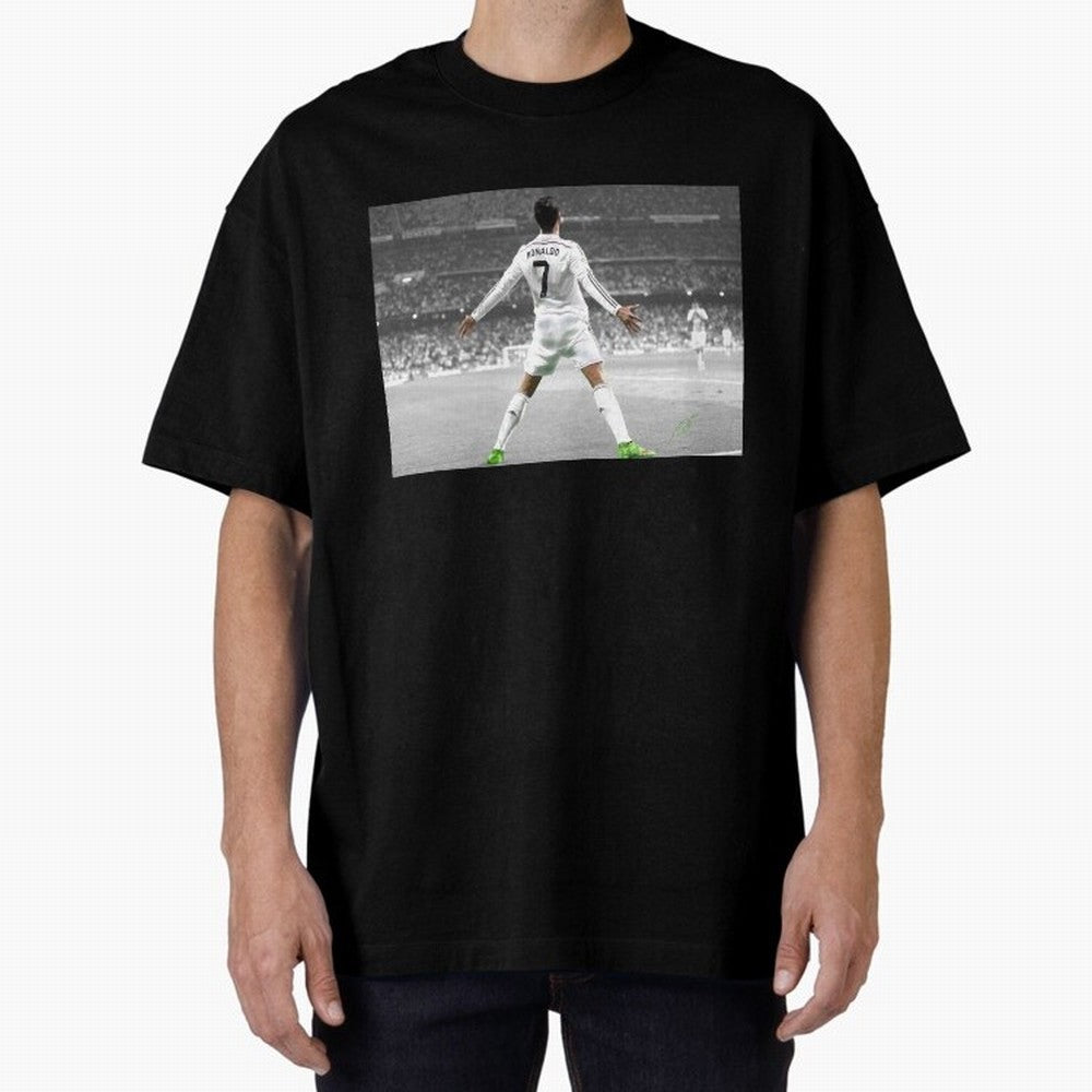 Cristiano Ronaldo 7 Oversized T-Shirt Carry FIFA World Cup 2026 Group Stage Spirit, Highlighting Portugal, Cristiano Ronaldo, Haaland and CR7, Tournament Hype, Historic Matchups, Family Viewing Parties and Global Sports Pride; Great for Watch