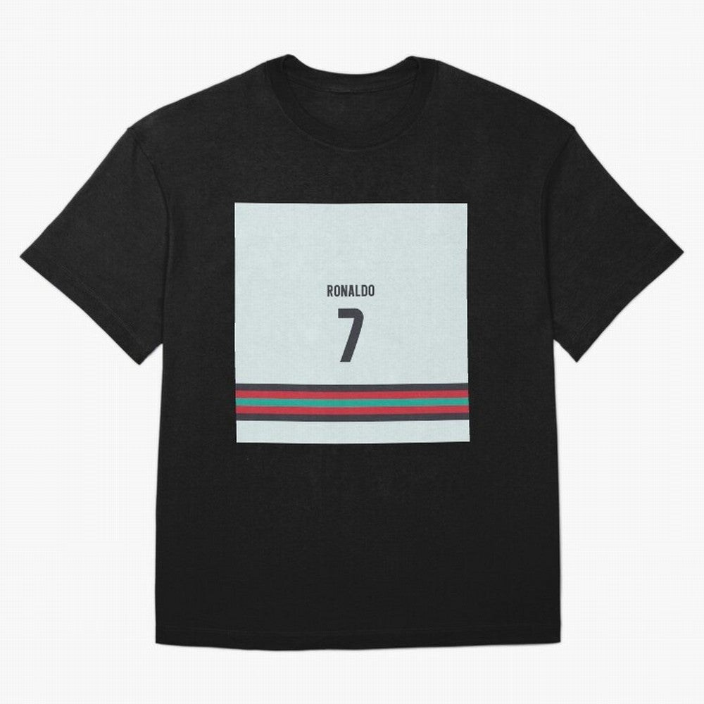 Cristiano Ronaldo Portugal Away Oversized T-Shirt Relive Legendary Nights from Match Day Hype around FIFA World Cup 2026 Group Stage, Neymar, Argentina, France and Brazil, Fan Favorite Moments, National Team Passion, Big Match Drama and Soccer