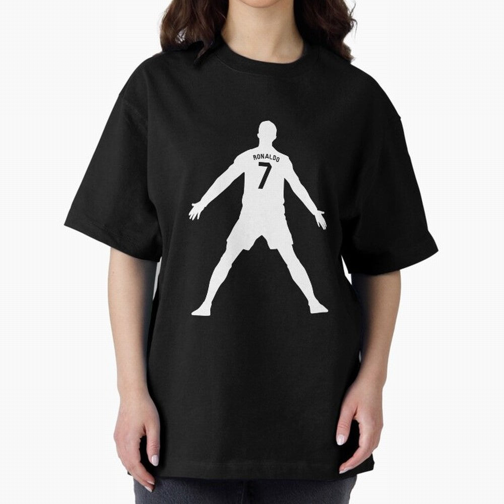 Cristiano Ronaldo Celebration in White Oversized T-Shirt Support Iconic Players in Global Football Passion for FIFA World Cup 2026 Group Stage, Celebrating Mbappe and Neymar, Germany, Tournament Hype, Historic Matchups, Family Viewing Parties and