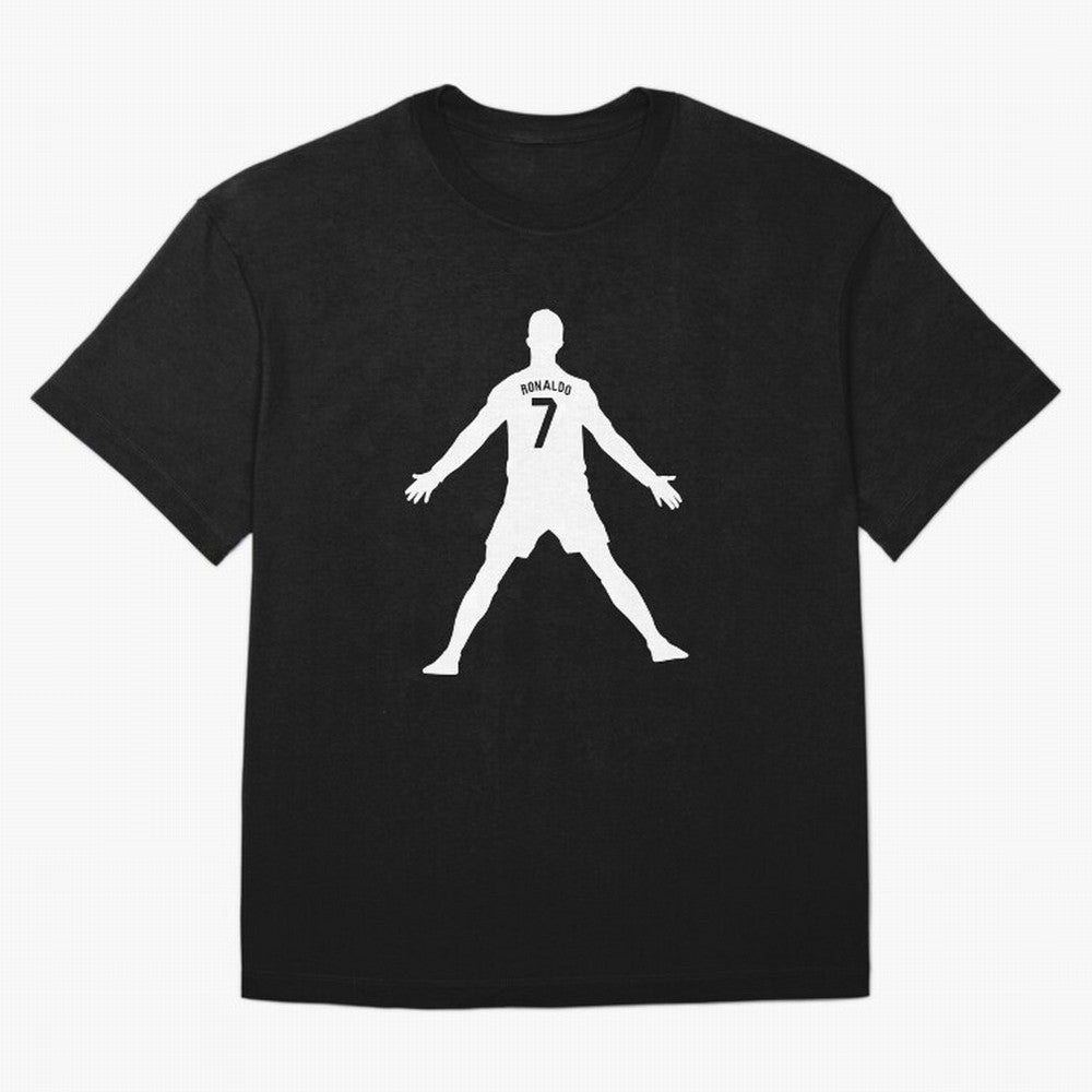 Cristiano Ronaldo Celebration in White Oversized T-Shirt Support Iconic Players in Global Football Passion for FIFA World Cup 2026 Group Stage, Celebrating Mbappe and Neymar, Germany, Tournament Hype, Historic Matchups, Family Viewing Parties and