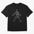 CR7 Cristiano Ronaldo Signature Celebration Siuuuuu Line Art White Oversized T-Shirt Celebrate Fan Favorites in FIFA World Cup 2026 USA Canada Mexico Spirit, Featuring Spain and Netherlands, CR7, Goal Celebration Energy, Supporter Heritage,