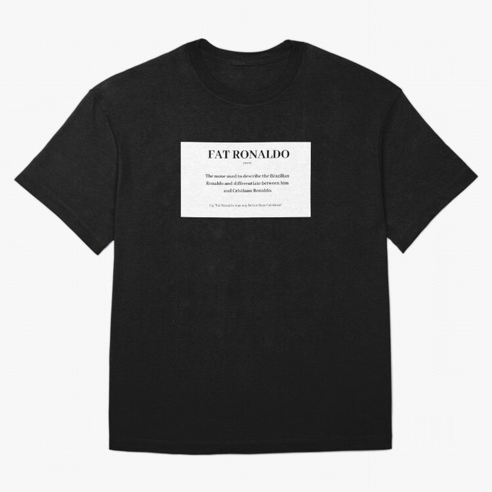 FAT RONALDO Oversized T-Shirt Celebrate Global Passion for Match Day Hype around FIFA World Cup 2026 Group Stage, Mbappe, Netherlands, Stadium Chants, National Pride, Trophy Dreams and Unforgettable Football Memories; Made for Collectors Who Enjoy