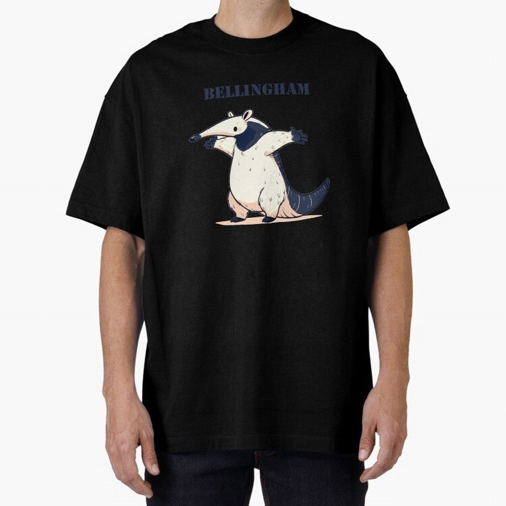 Celebration Bellingham Tamandua Oversized T-Shirt Spotlight FIFA World Cup 2026 Made for Neymar, Brazil, Portugal and Argentina Energy, Goal Celebration Energy, Supporter Heritage, Football Icons and Worldwide Tournament Joy; Ideal for Passionate