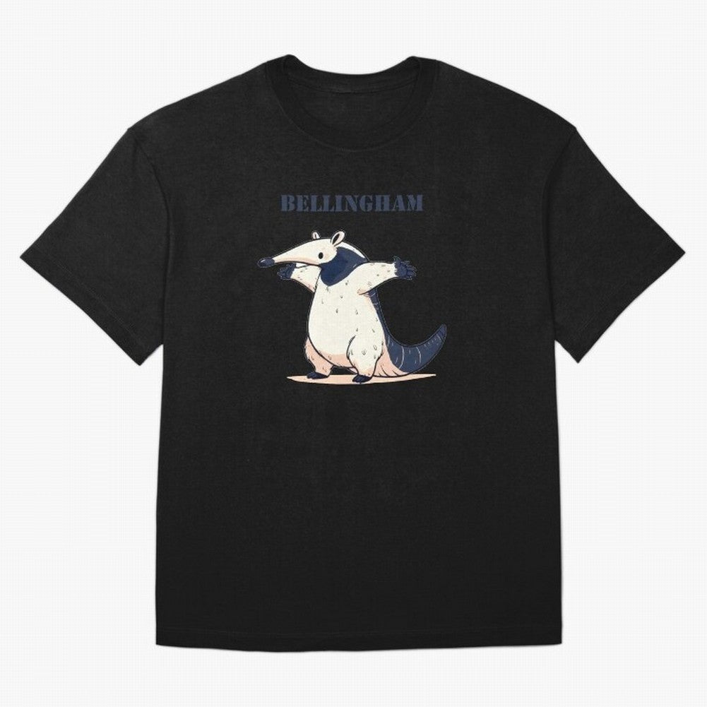 Celebration Bellingham Tamandua Oversized T-Shirt Spotlight FIFA World Cup 2026 Made for Neymar, Brazil, Portugal and Argentina Energy, Goal Celebration Energy, Supporter Heritage, Football Icons and Worldwide Tournament Joy; Ideal for Passionate