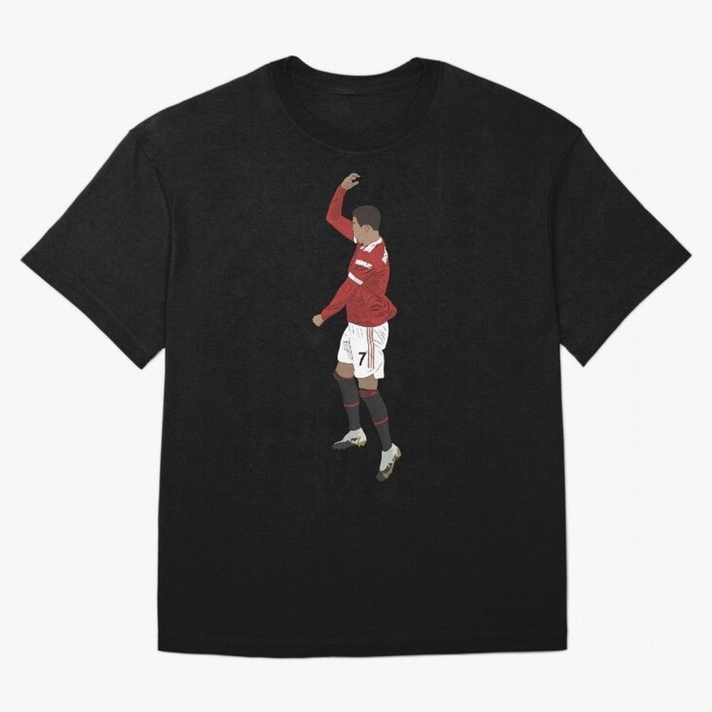 Cristiano Ronaldo Pirouette Siuuuu Goal Celebration Oversized T-Shirt Follow Global Football Passion for FIFA World Cup 2026, Celebrating Haaland and Mbappe, Netherlands, Retro Football Energy, Iconic Rivalries, Trophy Chase Drama and Stadium