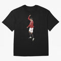 Cristiano Ronaldo Pirouette Siuuuu Goal Celebration Oversized T-Shirt Follow Global Football Passion for FIFA World Cup 2026, Celebrating Haaland and Mbappe, Netherlands, Retro Football Energy, Iconic Rivalries, Trophy Chase Drama and Stadium