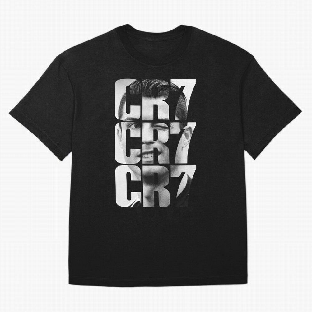 CR7 smile Oversized T-Shirt Feel International Energy from Global Football Passion for FIFA World Cup 2026 Group Stage, Highlighting Messi, Neymar and Mbappe, Brazil, Champion Mindset, Group Stage Buzz, Knockout Tension and Passionate Fan Culture;