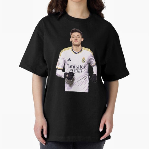 arda guler real madrid Oversized T-Shirt Celebrate Football Dreams Across FIFA World Cup 2026 Group Stage Celebrating Cristiano Ronaldo, Haaland and CR7, Portugal, Spain and Germany Energy, Retro Football Energy, Iconic Rivalries, Trophy Chase