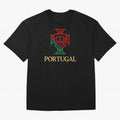 Portugal Tuga D Gold Oversized T-Shirt Represent the Passion of Match Day Hype around FIFA World Cup 2026 Group Stage, Messi and Cristiano Ronaldo, France and Portugal, Vintage Soccer Flavor, Modern Football Stars, National Flags and Final Night