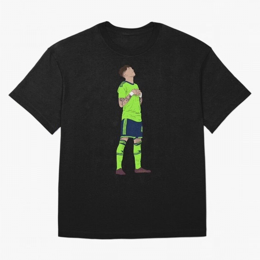 Alejandro Garnacho Ronaldo Peace Goal Celebration Oversized T-Shirt Build FIFA World Cup 2026 USA Canada Mexico Spirit, Highlighting Spain and Netherlands, CR7, Match Day Excitement, Supporter Culture, Golden Goals and Global Football Passion;