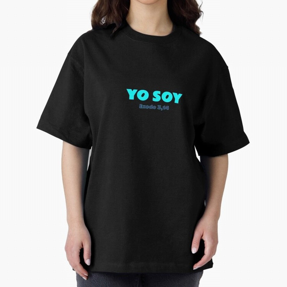 Yo soy ¨C Exodus 3,14 Oversized T-Shirt Enjoy FIFA World Cup 2026 Group Stage Celebrating CR7, England, France and Netherlands Energy, Global Supporter Spirit, Legendary Goals, National Colors and Tournament Celebration; Perfect for Fans,
