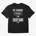 Cristiano Personalized Name Birthday Gift Oversized T-Shirt Remember Iconic Moments from FIFA World Cup 2026 with Mbappe, Netherlands Energy, Worldwide Fan Energy, Dramatic Goals, Stadium Lights and Championship Celebrations; Great for Supporters