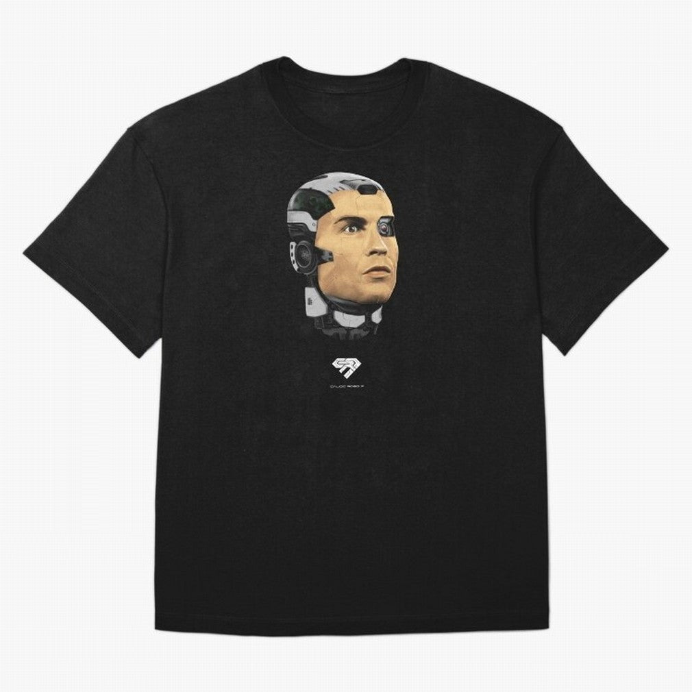 Calcio Robo 7 Oversized T-Shirt Celebrate Every Goal in FIFA World Cup 2026 for Fans of Neymar, Haaland and Cristiano Ronaldo and Brazil, Portugal and Argentina, Bringing Football Festival Excitement, Trophy Ambitions, Country Rivalries and Star