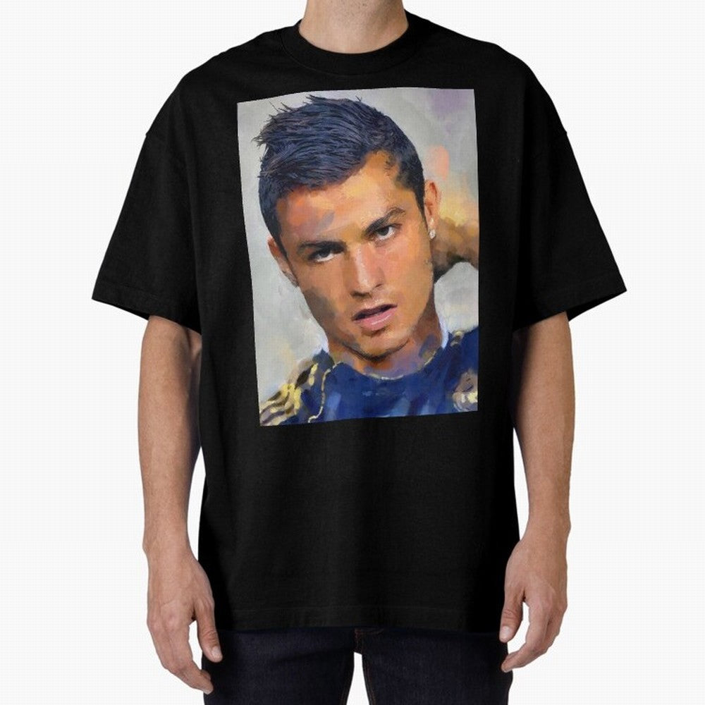 Cristiano Oversized T-Shirt Bring Trophy Dreams to Match Day Hype around FIFA World Cup 2026 USA Canada Mexico, Mbappe, Germany, Goal Celebration Energy, Supporter Heritage, Football Icons and Worldwide Tournament Joy; Built for Supporters Chasing