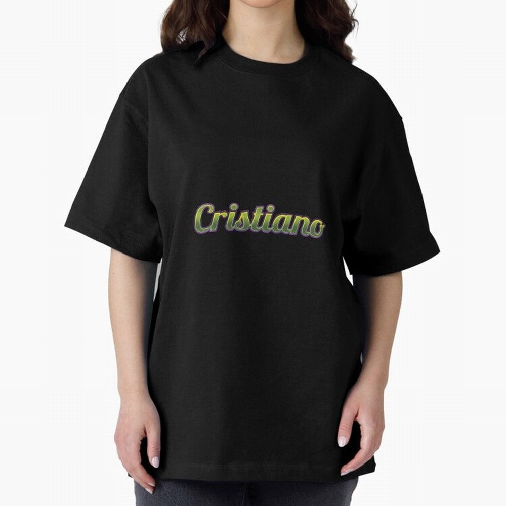 Cristiano Oversized T-Shirt Show Love for Legendary Goals in FIFA World Cup 2026 Highlighting Neymar, England Energy, Football Festival Excitement, Trophy Ambitions, Country Rivalries and Star Player Buzz; Made for Collectors Who Enjoy Iconic