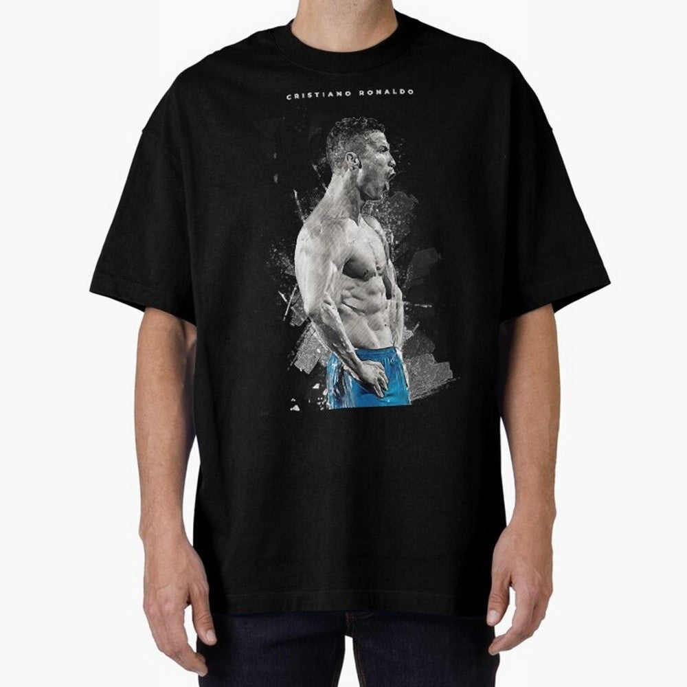 Cristiano Ronaldo Cristiano Ronaldo Oversized T-Shirt Join Global Football Passion for FIFA World Cup 2026 Group Stage, Made for Messi, England, France and Netherlands, Stadium Chants, National Pride, Trophy Dreams and Unforgettable Football
