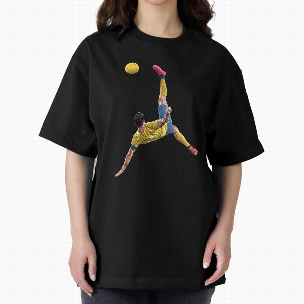 overheadkick bycyle shoot Oversized T-Shirt Celebrate Every Goal in FIFA World Cup 2026 USA Canada Mexico Spirit, Celebrating England, Cristiano Ronaldo, Stadium Memories, Football Loyalty, International Chants and Championship Tradition; Built for