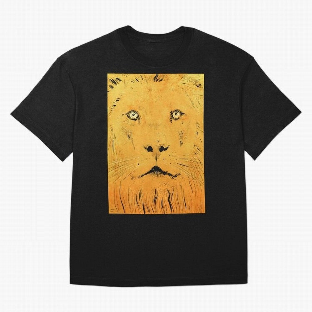 Lion Oversized T-Shirt Honor Champions and Dreams in the FIFA World Cup 2026 USA Canada Mexico Journey through Cristiano Ronaldo, Haaland and CR7 Highlights, Portugal, Spain and Germany Pride, Worldwide Fan Energy, Dramatic Goals, Stadium Lights