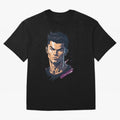Cristiano Ronaldo Anime Style Oversized T-Shirt Upgrade Match Day Hype around FIFA World Cup 2026 USA Canada Mexico, CR7 and Messi, Spain and Netherlands, Tournament Hype, Historic Matchups, Family Viewing Parties and Global Sports Pride; Perfect