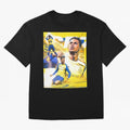 Cr7 Al Nassr Oversized T-Shirt Spotlight FIFA World Cup 2026 Spirit, Featuring Argentina, France and Brazil, Messi, Worldwide Fan Energy, Dramatic Goals, Stadium Lights and Championship Celebrations; Perfect for People Who Love Argentina, Brazil,