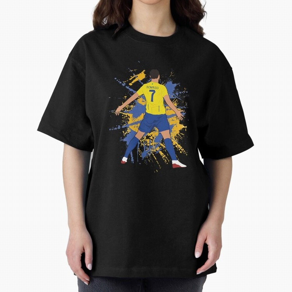 siuu cristiano alnasr football Oversized T-Shirt Celebrate Global Passion for the FIFA World Cup 2026 Group Stage Journey through CR7 and Messi Highlights, Argentina, France and Brazil Pride, Vintage Soccer Flavor, Modern Football Stars, National