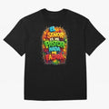 Modern 3D Psalm 23 Spanish Christian Art - El Se?or es mi Pastor Oversized T-Shirt Stand with Global Football Passion for FIFA World Cup 2026 USA Canada Mexico, Driven by Mbappe and Neymar, Argentina, Soccer Culture, Superstar Moments, National