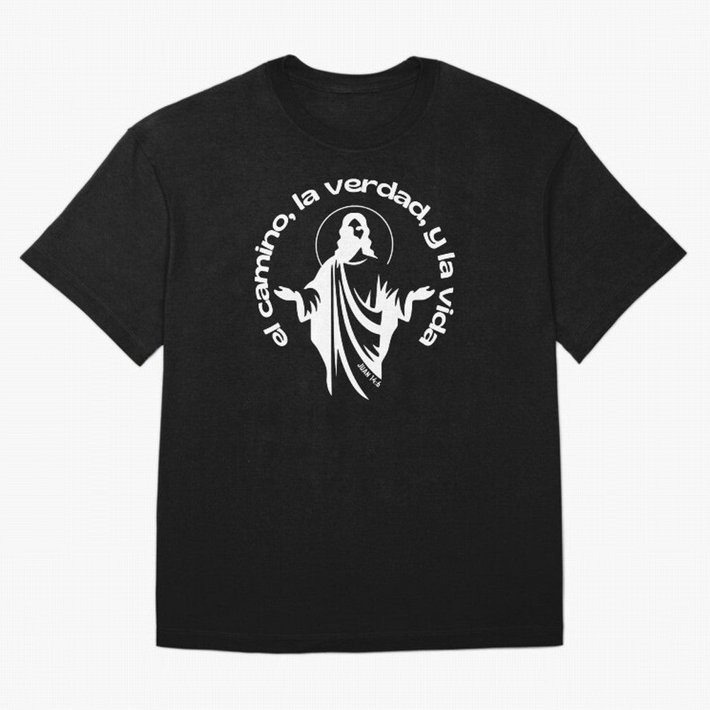 el camino, la verdad, y la vida Oversized T-Shirt Relive Legendary Nights from FIFA World Cup 2026 USA Canada Mexico with Messi, CR7 and Mbappe, Netherlands Energy, Match Day Excitement, Supporter Culture, Golden Goals and Global Football Passion;