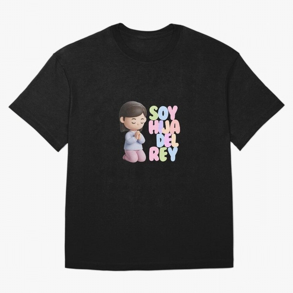 Soy Hija del Rey | Dise?o Cristiano Dulce en Colores Pastel Oversized T-Shirt Join the FIFA World Cup 2026 USA Canada Mexico Journey through Cristiano Ronaldo, Haaland and CR7 Highlights, Portugal Pride, Vintage Soccer Flavor, Modern Football