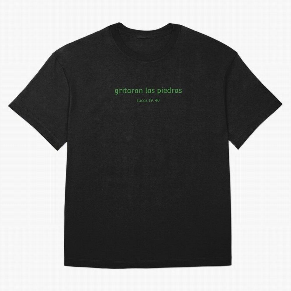 Piedras ¨C Cita b¨ªblica en espa?ol Oversized T-Shirt Carry the Colors and Pride of FIFA World Cup 2026 Group Stage for Fans of CR7 and Messi and Germany, Bringing Worldwide Fan Energy, Dramatic Goals, Stadium Lights and Championship Celebrations;