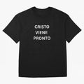 Cristo Viene Pronto T Shirt Oversized T-Shirt Honor the Beautiful Game during FIFA World Cup 2026 for Fans of Cristiano Ronaldo and Brazil, Bringing Football History, Final Match Energy, Crowd Noise and Once in a Lifetime Moments; Perfect for