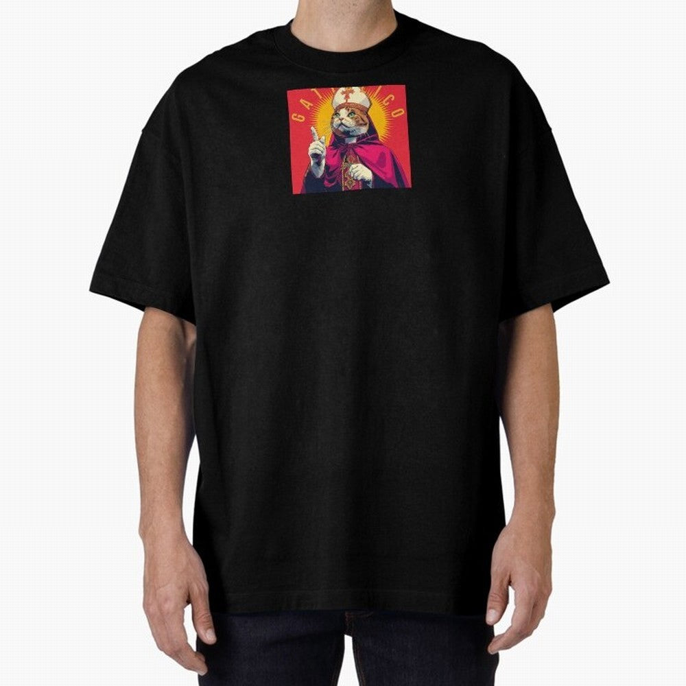 Gattolico Oversized T-Shirt Celebrate Golden Goal Energy in FIFA World Cup 2026 for Fans of Haaland and Netherlands, Bringing Championship Spirit, Famous Goals, Roaring Crowds and International Football Unity; Built for Supporters Chasing Trophy