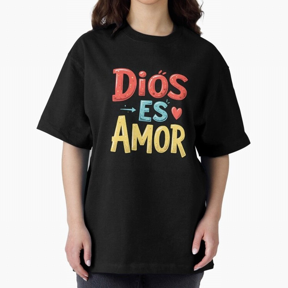 Dios Es Amor T Shirt Oversized T-Shirt Bring Stadium Energy to Global Football Passion for FIFA World Cup 2026 USA Canada Mexico, Made for Messi, Neymar and Mbappe, Netherlands, Goal Celebration Energy, Supporter Heritage, Football Icons and