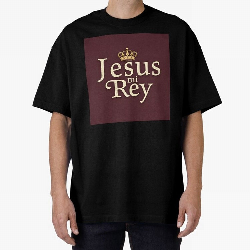 Jesus Mi Rey T Shirt Oversized T-Shirt Bring Trophy Dreams to FIFA World Cup 2026 Inspired by Messi, Netherlands Energy, Vintage Soccer Flavor, Modern Football Stars, National Flags and Final Night Emotion; Created for Match Day Parties, Soccer