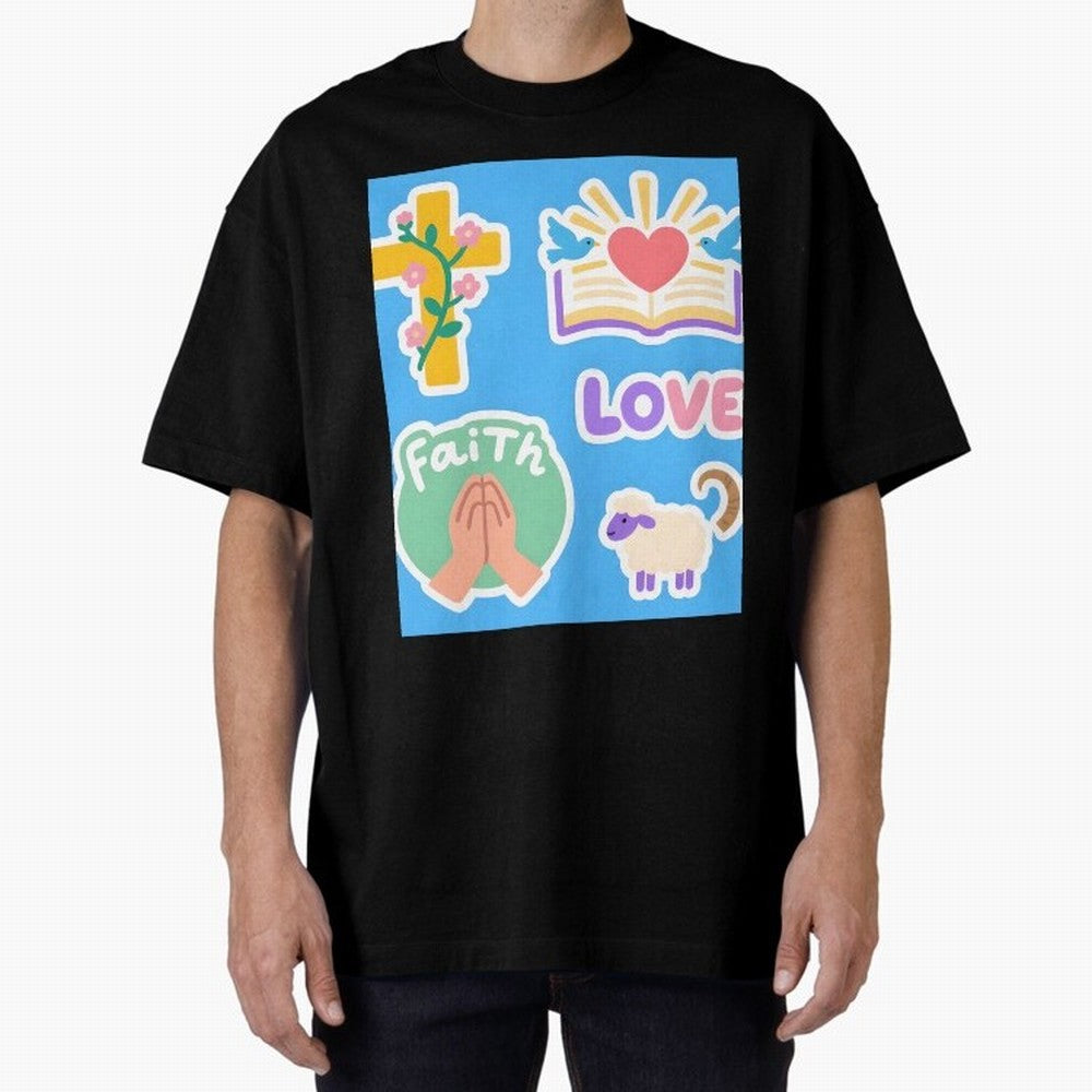 Love Faith T shirt Oversized T-Shirt Bring World Football Passion into Global Football Passion for FIFA World Cup 2026 Group Stage, Made for Messi, Neymar and Mbappe, Argentina, Game Day Rituals, Football Legends, Country Pride and the Road to the