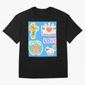 Love Faith T shirt Oversized T-Shirt Bring World Football Passion into Global Football Passion for FIFA World Cup 2026 Group Stage, Made for Messi, Neymar and Mbappe, Argentina, Game Day Rituals, Football Legends, Country Pride and the Road to the