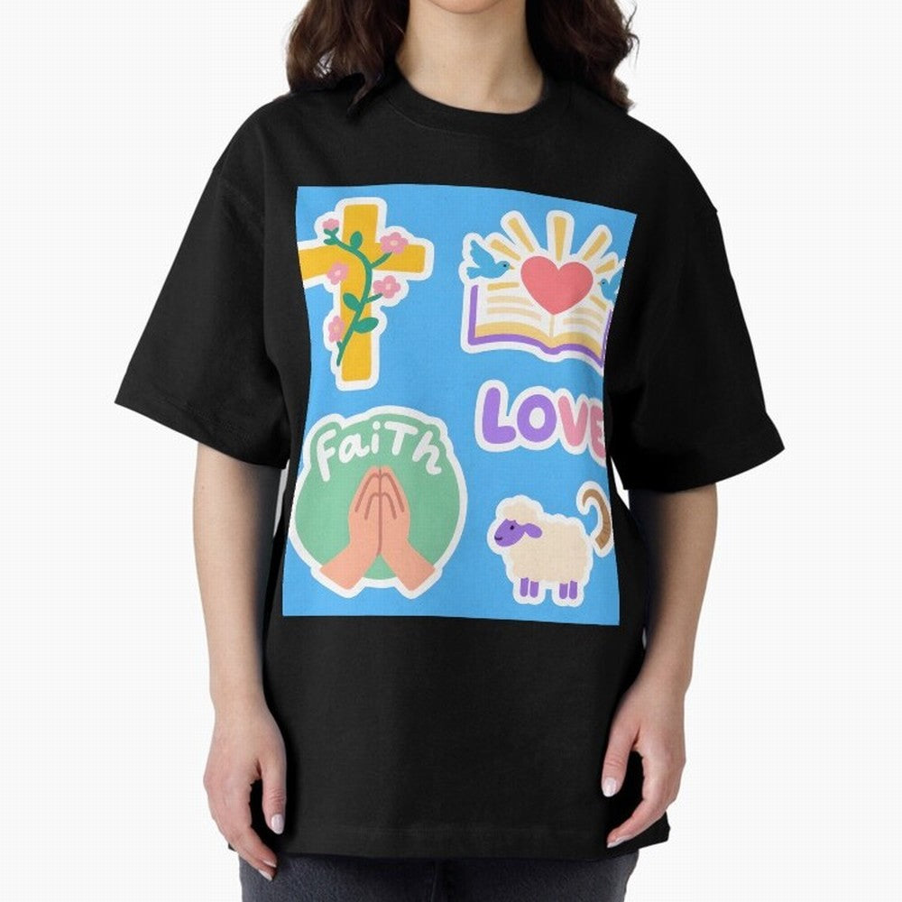 Love Faith T shirt Oversized T-Shirt Bring World Football Passion into Global Football Passion for FIFA World Cup 2026 Group Stage, Made for Messi, Neymar and Mbappe, Argentina, Game Day Rituals, Football Legends, Country Pride and the Road to the