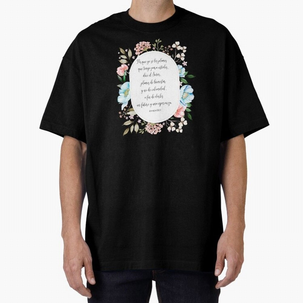 Jerem¨ªas 29:11 ¨C Planes de esperanza | Vers¨ªculo cristiano inspirador en espa?ol Oversized T-Shirt Bring World Football Passion into Match Day Hype around FIFA World Cup 2026, Neymar, Haaland and Cristiano Ronaldo, England, France and