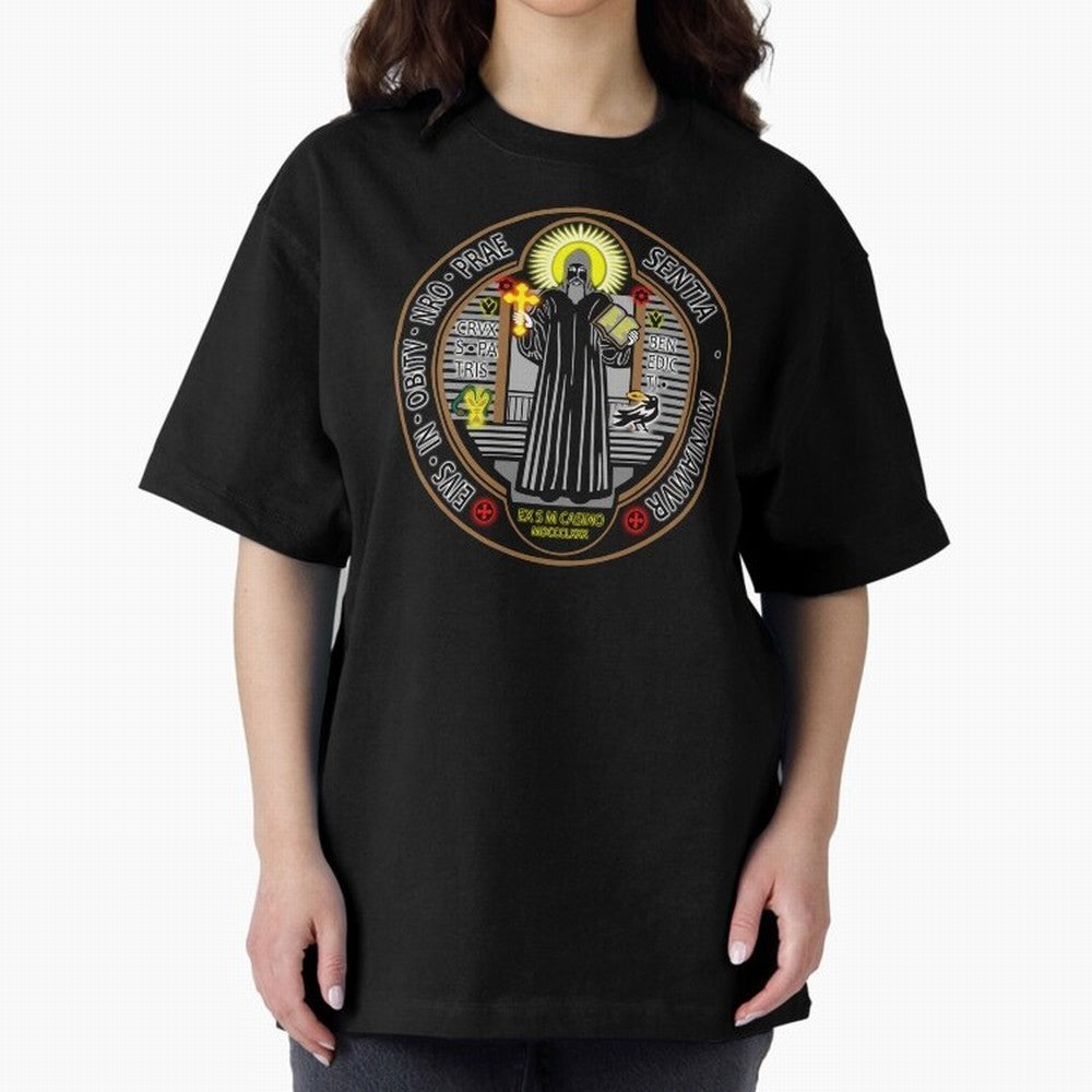 Medalla de San Benito Color Frontal Oversized T-Shirt Bring International Match Energy to Global Football Passion for FIFA World Cup 2026 Group Stage, Driven by Messi, CR7 and Mbappe, Brazil, Global Supporter Spirit, Legendary Goals, National