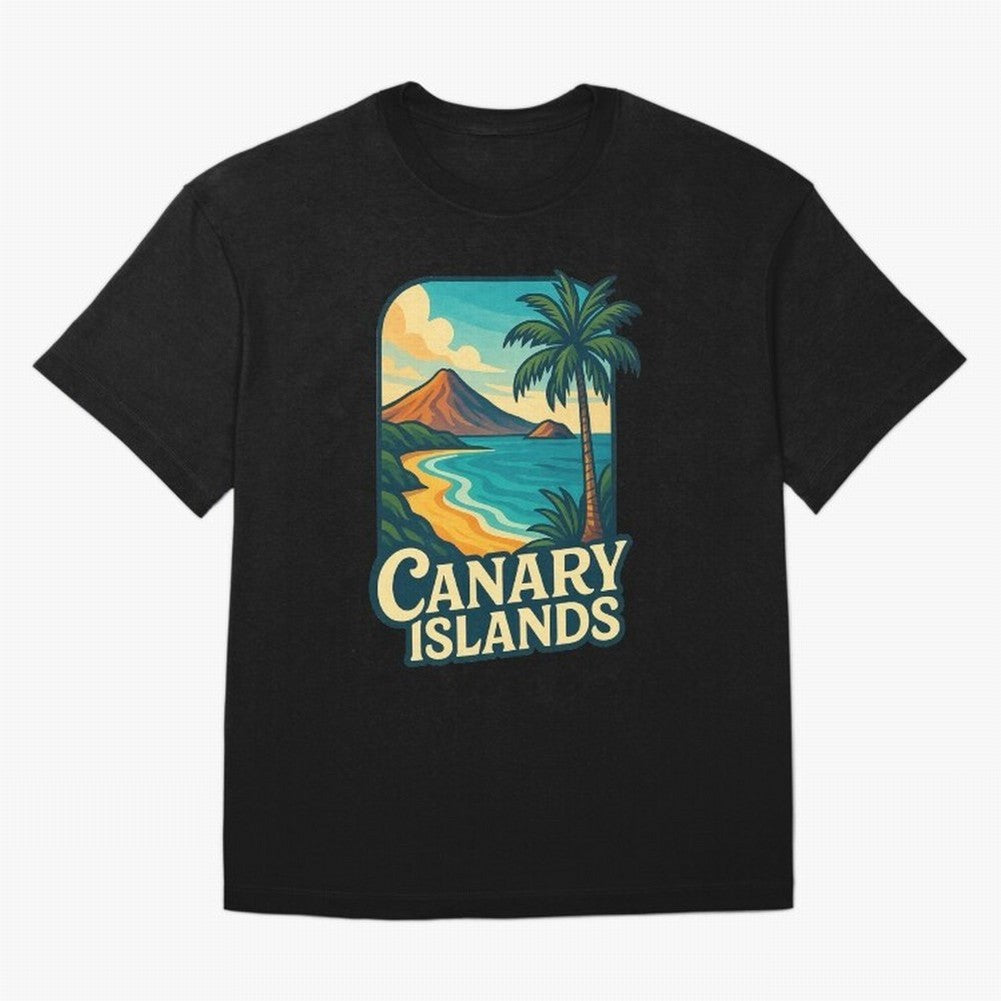 Tropical Shoreline of the Canary Islands Spain Oversized T-Shirt Bring a Champion Mindset to FIFA World Cup 2026 USA Canada Mexico Built around Cristiano Ronaldo, Germany Energy, Football Festival Excitement, Trophy Ambitions, Country Rivalries and