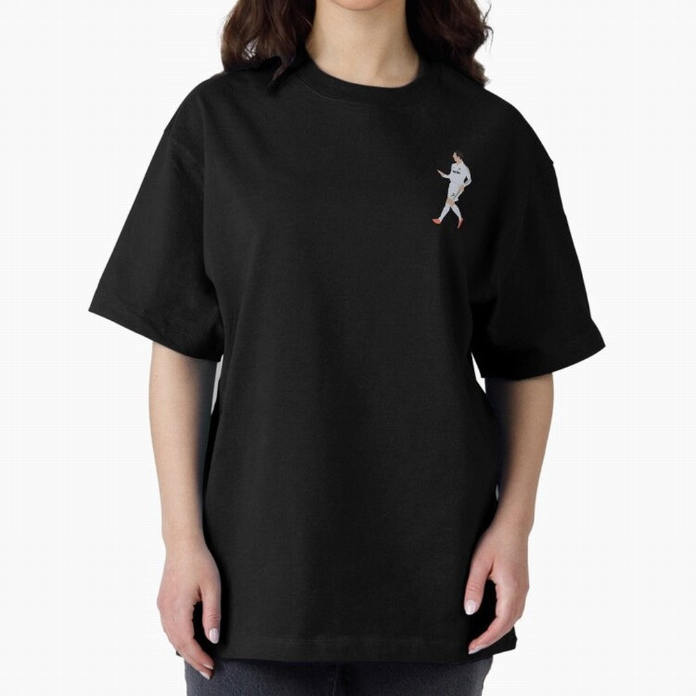 Cristiano Calma Celebration Art Oversized T-Shirt Join the Countdown to Match Day Hype around FIFA World Cup 2026 USA Canada Mexico, Messi, Neymar and Mbappe, France and Portugal, Worldwide Fan Energy, Dramatic Goals, Stadium Lights and