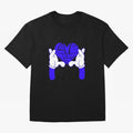 Love Never Fails ¨C Heart Calligram Oversized T-Shirt Show Your Tournament Heart for FIFA World Cup 2026 for Fans of Messi and Argentina, France and Brazil, Bringing Tournament Hype, Historic Matchups, Family Viewing Parties and Global Sports