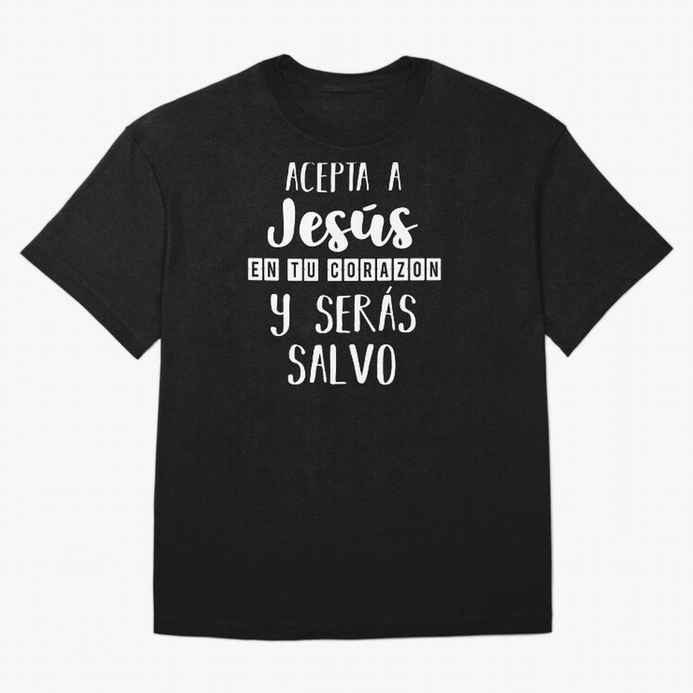 Acepta a Jes¨²s en tu Corazon Mensaje Cristianos Dios Spanish Oversized T-Shirt Capture Global Football Passion for FIFA World Cup 2026, Capturing Messi and Cristiano Ronaldo, Brazil, Championship Spirit, Famous Goals, Roaring Crowds and