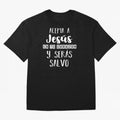 Acepta a Jes¨²s en tu Corazon Mensaje Cristianos Dios Spanish Oversized T-Shirt Capture Global Football Passion for FIFA World Cup 2026, Capturing Messi and Cristiano Ronaldo, Brazil, Championship Spirit, Famous Goals, Roaring Crowds and
