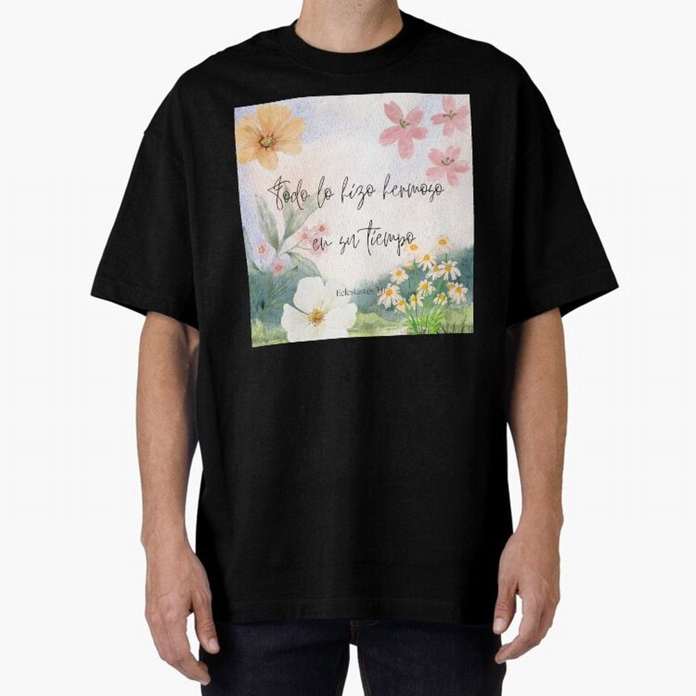 Christian Bible Verse Spanish Art Oversized T-Shirt Capture FIFA World Cup 2026 USA Canada Mexico Celebrating Mbappe and Neymar, Spain and Netherlands Energy, Stadium Memories, Football Loyalty, International Chants and Championship Tradition;