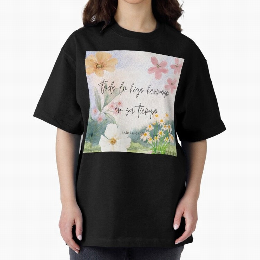 Christian Bible Verse Spanish Art Oversized T-Shirt Capture FIFA World Cup 2026 USA Canada Mexico Celebrating Mbappe and Neymar, Spain and Netherlands Energy, Stadium Memories, Football Loyalty, International Chants and Championship Tradition;